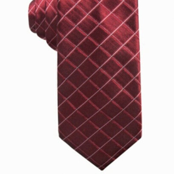 T30 Alfani Slim Silk Self-Tied Necktie - Picture 1 of 1